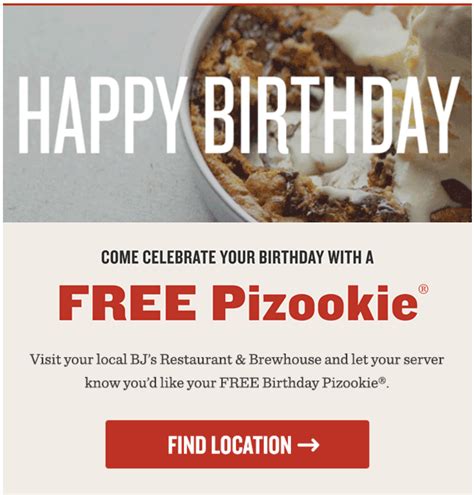 BJs Restaurant & Brewhouse Coupon Code: Free Pizookie on your birthday ...