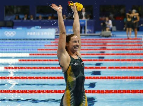 Australias Mollie Ocallaghan Wins Olympic Womens 200m Freestyle Gold