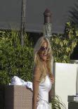 Victoria Silvstedt In Bikini St Barts January Celebmafia