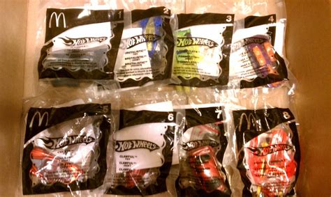 Mcdonalds Happy Meal Hot Wheels Complete Set Nip Rare