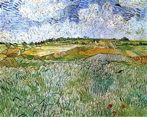 The Plain At Auvers Vincent Van Gogh Wikiart Org