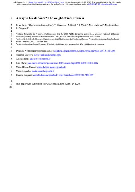 experimentation in archaeology long bone breakage - 1 A way to break