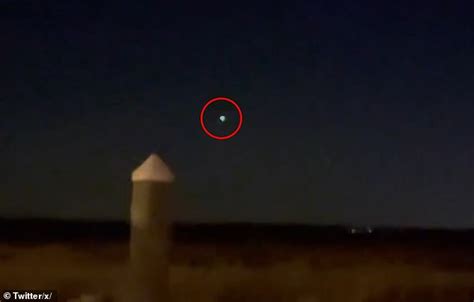 Another Orange Ufo Orb Was Spotted In The Skies Over The Us Near A