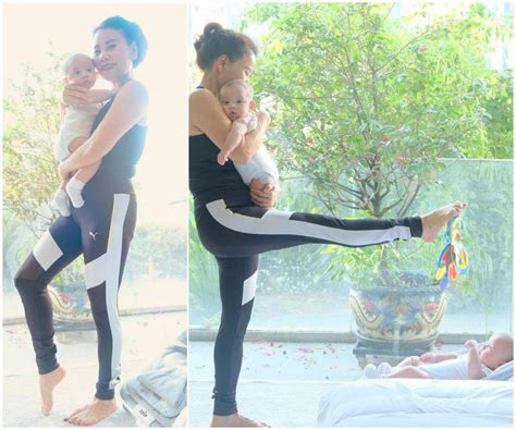 Khi con gái bị soi bóp eo méo ảnh mẹ Hà Hồ U70 khoe cận body săn chắc với bikini