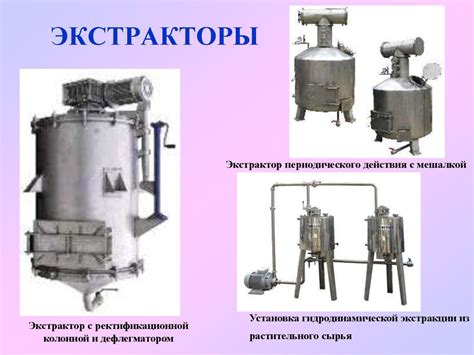 Промышленное производство экстракционных препаратов. Экстракты ...