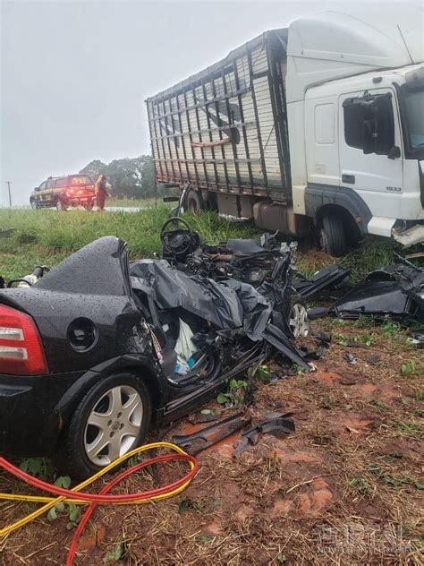 Grave acidente deixa mortos na BR 163 entre Guaíra e Mercedes