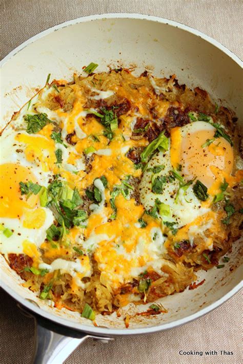 Eggs baked in Hash Browns – Cooking with Thas – Smart Cooking, Smart Living