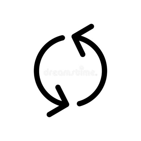 Refresh Outlin Icon Stock Illustration Illustration Of Interchange