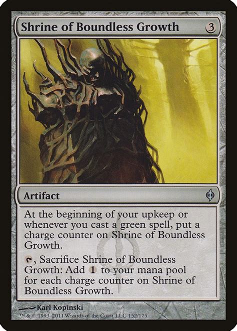 Shrine Of Boundless Growth New Phyrexia Magic The Gathering