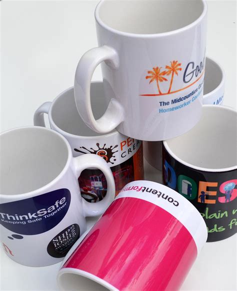 logo printed full colour ceramic mugs custom printed mugs