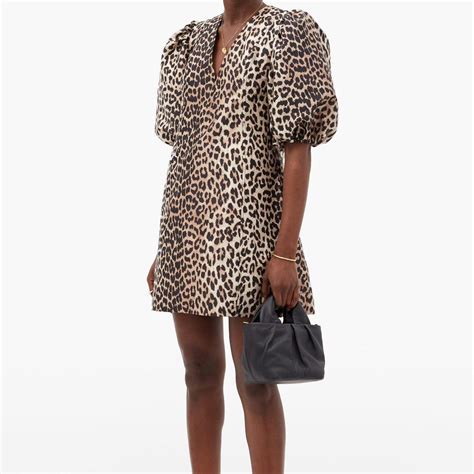 Ganni Leopard Dress Tise