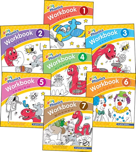 Jolly Phonics Workbook 1 (in print letters) — Jolly Phonics