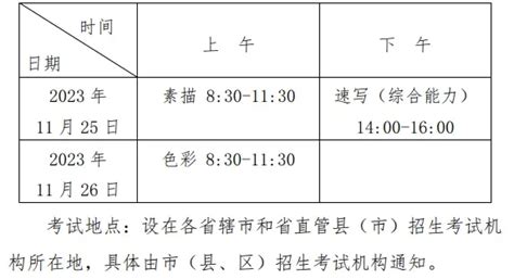 2024河南艺考具体时间安排一览表