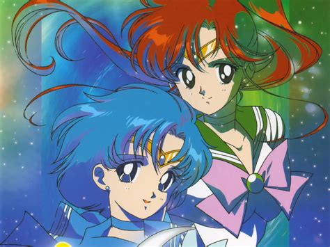 Sailor Mercury And Sailor Jupiter Sailor Moon Wallpaper 25198246