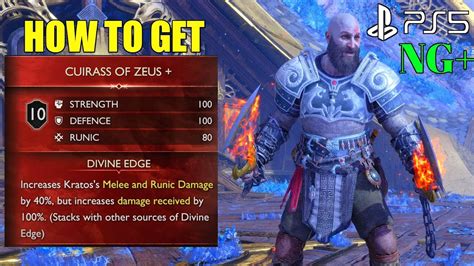 How To Get Zeus Chest Armor GOD OF WAR RAGNAROK Zeus Chest Armor GOW