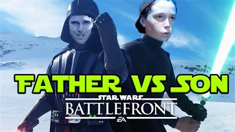 Star Wars Battlefront Father Vs Son Youtube