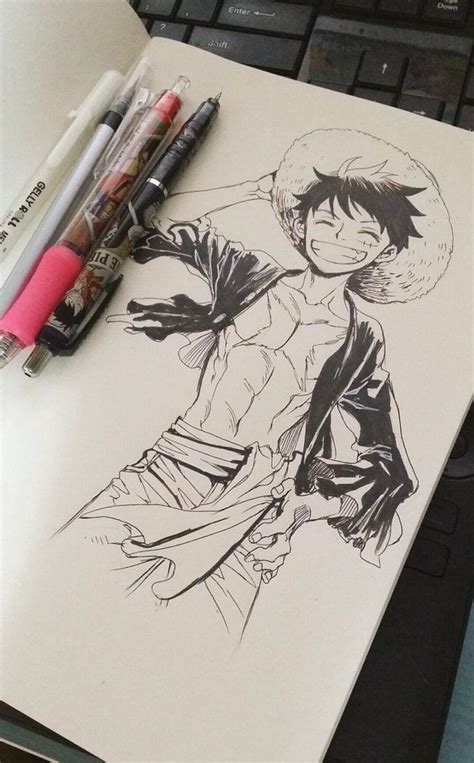 How to Draw Luffy - One Piece It is possible to draw your Favorite Character ... - #Character # ...