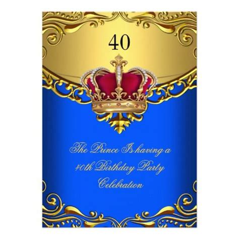 40th Birthday Party Invitation