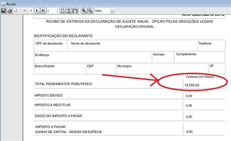 Exemplo De Declaração De Renda De Autonomo Novo Exemplo