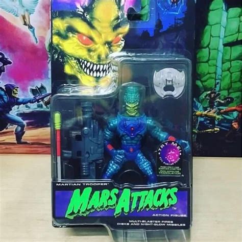 Mars Attacks Martian Trooper Trendmasters 1996 Hobbies And Toys Toys