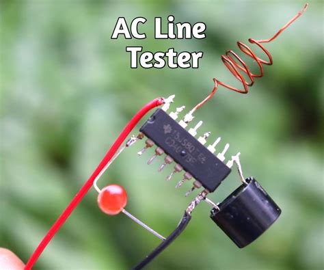 How To Make Ac Line Tester Using 4017 Ic 8 Steps Instructables