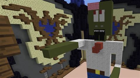 Epic Zombie Minecraft Build Battle Youtube