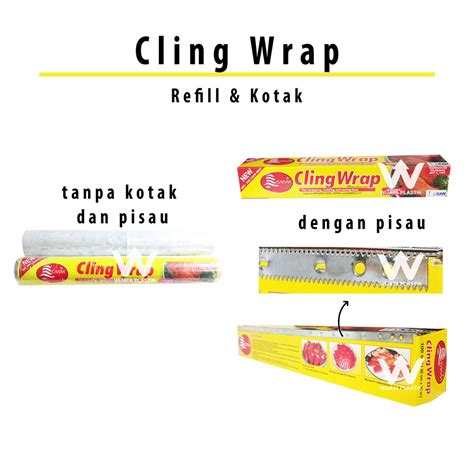 jual plastik wrap cling wrap refill   refill  pisau atpack