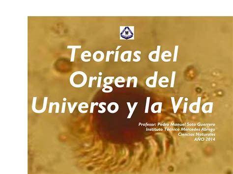 Teorias Sobre El Origen Del Universo Ppt