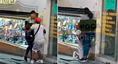 X Viral Mujer Agrede A Su Pareja En Plena Calle De M Xico Y Acto Es