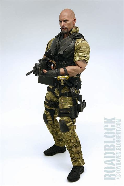 Toyhaven Review Iii Hot Toys G I Joe Retaliation Inch Dwayne Johnson As Roadblock
