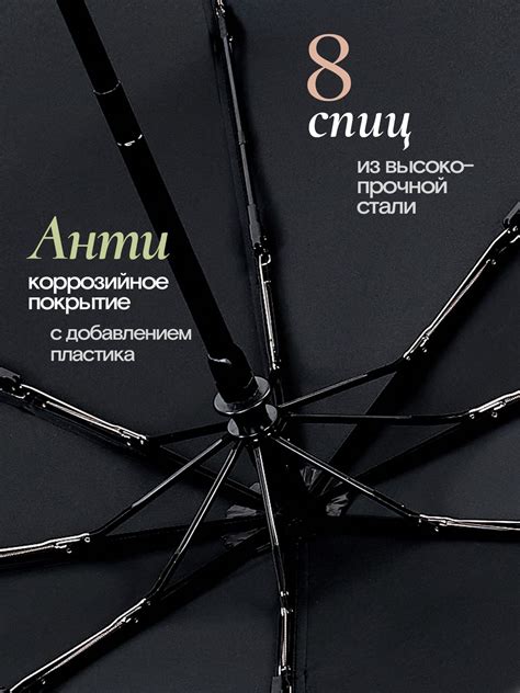 Зонт JOYCITY, 3 сложения, черный купить по низкой цене в интернет ...