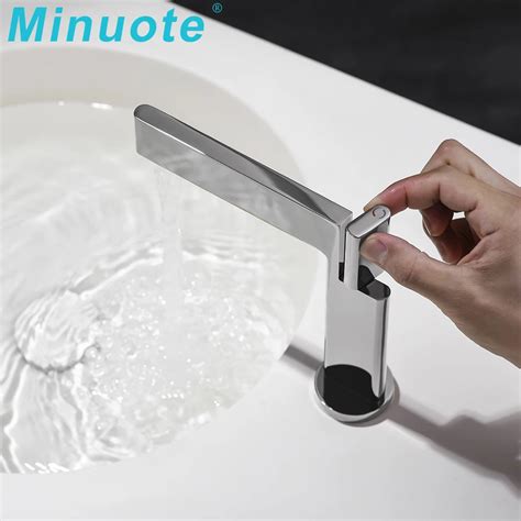 New Hot Sale Brass Extra Long Spout Single Handle One Hole Basin Sink Mixer Bathroom Faucet