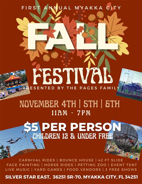 Myakka City Fall Festival 2022 - Myakka City, FL | FL Carnivals