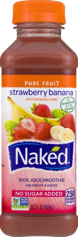 Naked 100 Juice Smoothie Pure Fruit Strawberry Banana Naked 82592194152 Customers Reviews