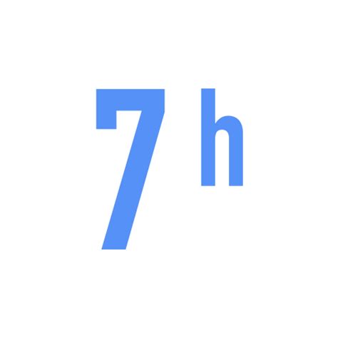 7h Vector Icons free download in SVG, PNG Format