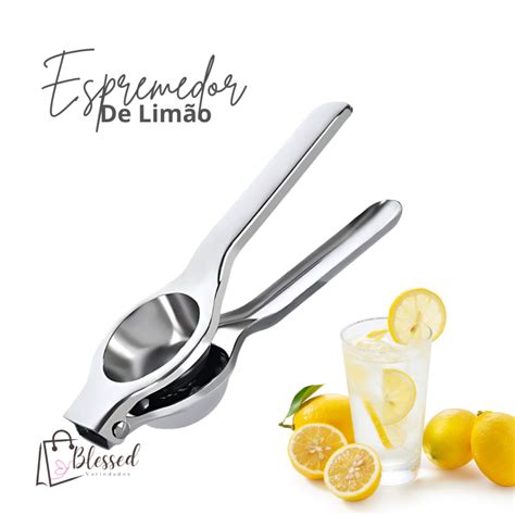 Espremedor De Limão Profissional - Espremedor de Limão Inox Gourmet 20,5cm Premium Profissional | Shopee ...