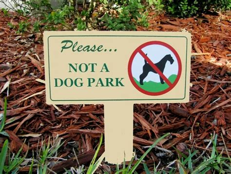 Dog Park Sign