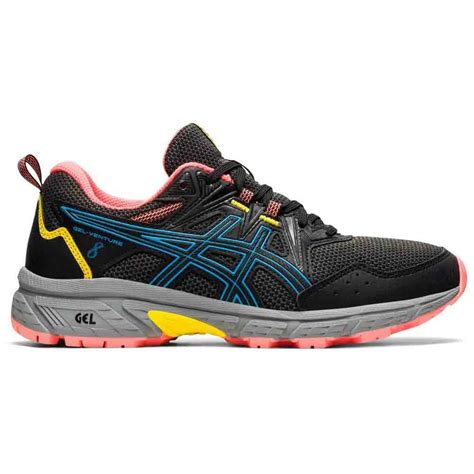 Asics Gel Venture 8 Trail Running Shoes Black, Runnerinn