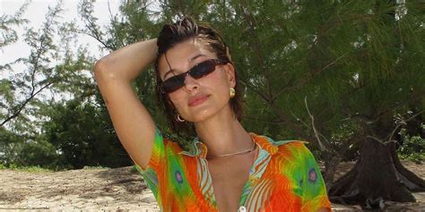 Hailey Bieber Is The Latest Celebrity To Wear A Teeny Tiny Crochet Bikini