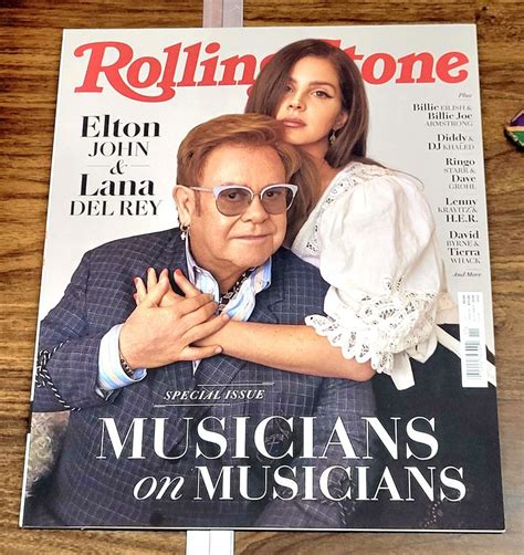 Lana Del Rey Elton John Billie Eilish David Byrne Her Rolling Stone Magazine Nov 2019 Brand New