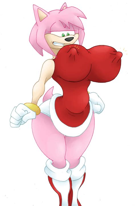 Rule 34 1girls Amy Rose Anthro Ass Boots Bracelet Breasts Color Dress