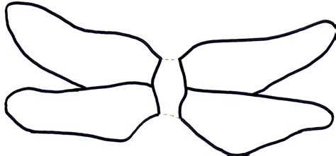 Bee Wings Template
