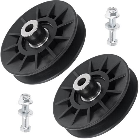 BlueStars 194326 Idler Pulley Pack Of 2 With Carriage Bolt Replaces