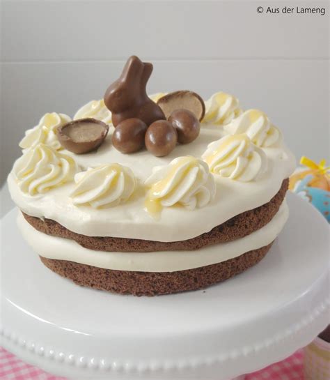 Eierlikör Schoko Naked Cake Aus der Lameng