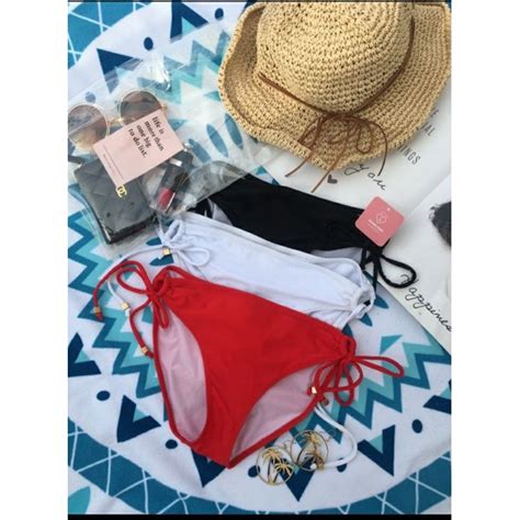 sugar surf bikini 泳褲賣場 黑色紅色全尺寸現貨 美胸神器 爆乳 自由潛水 蝦皮購物