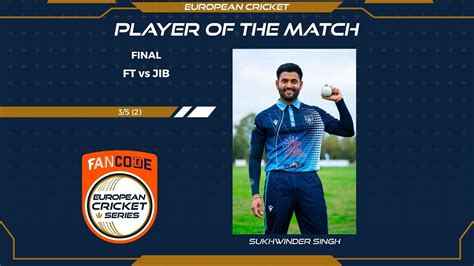 MOM S Singh FT Vs JIB Highlights FanCode ECS Italy Super Series