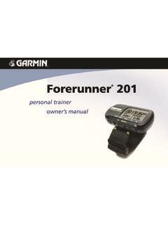 forerunner  garmin forerunner  garminpdf pdfpro