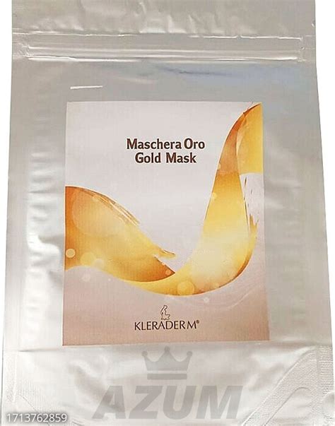 Kleraderm Gold Based Mask Gold Mask 25 Pcs Buy From Azum Price