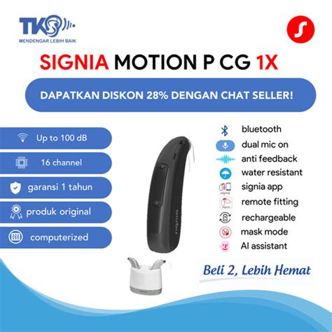 Jual Alat Bantu Dengar Signia Motion P 3X BTE 24 Channel Bluetooth