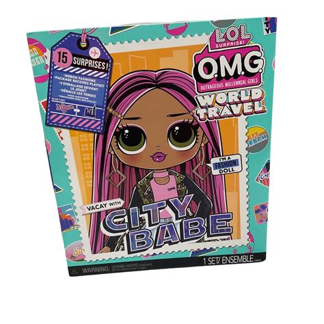 Lol Surprise Omg World Travel City Babe Fashion Doll With Surprises X